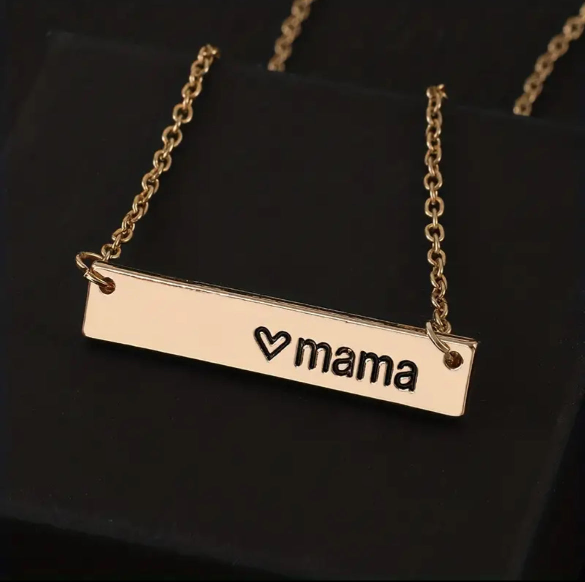 Mama Engraved Bar Necklace - Mother’s Day gift, birthday gift