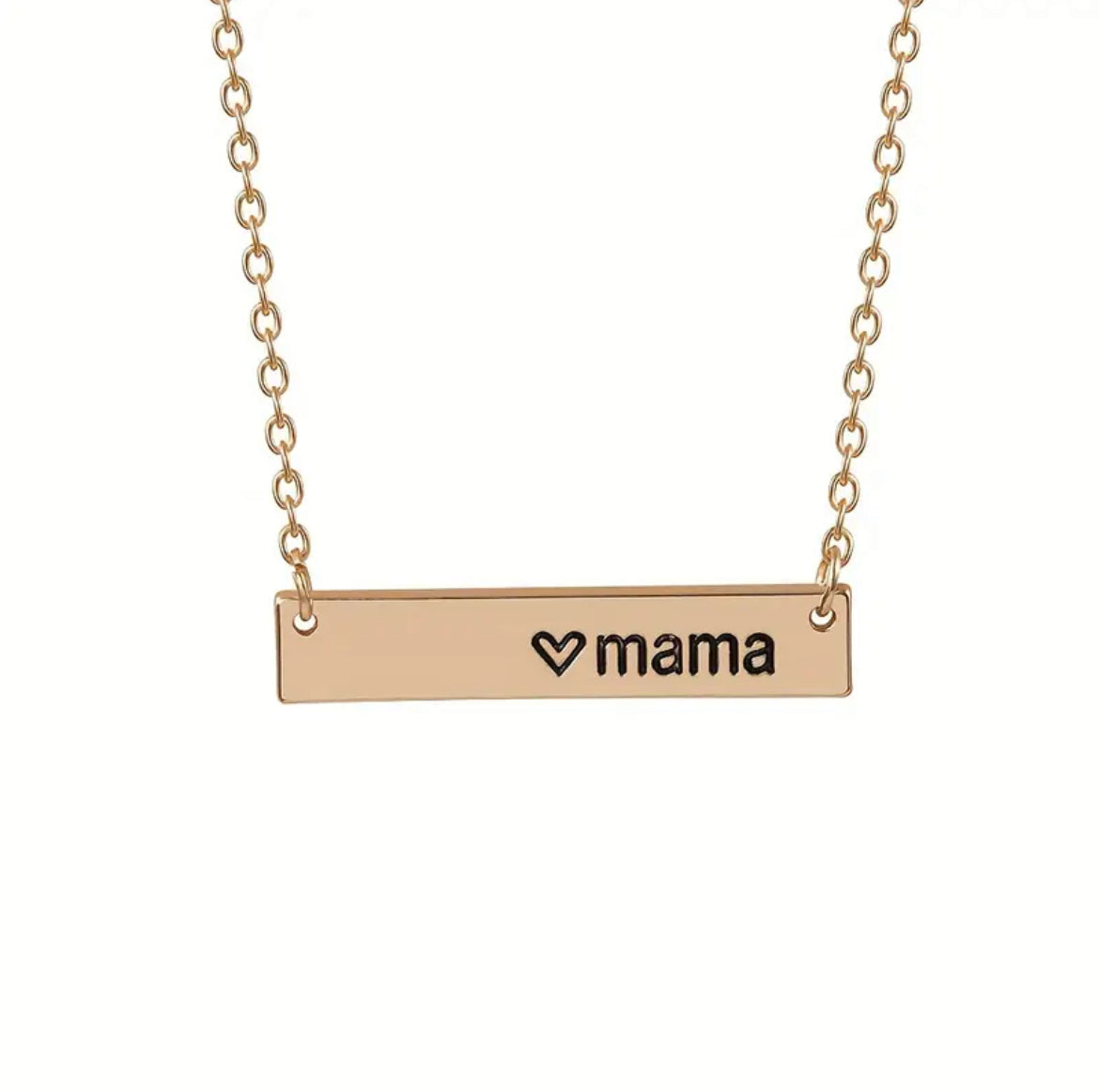 Mama Engraved Bar Necklace - Mother’s Day gift, birthday gift