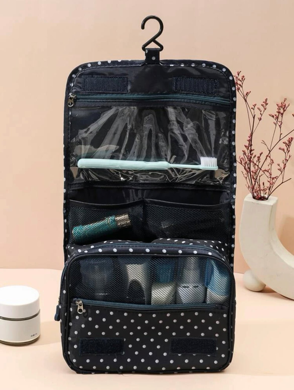 Foldable Travel Toiletry Bag - A World With You Travel