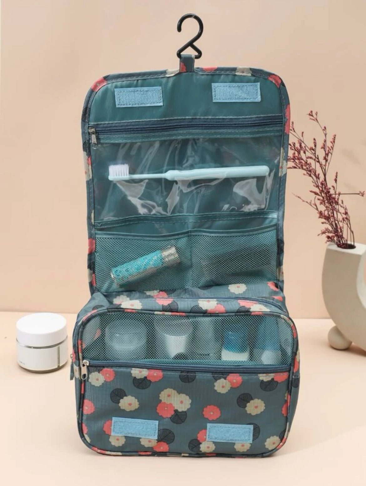 Foldable Travel Toiletry Bag - A World With You Travel